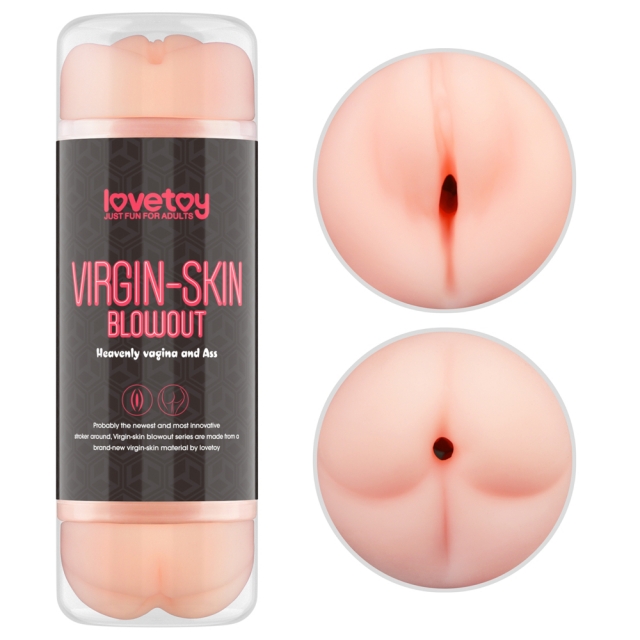 Virgin-skin Blowout Double Side Stroker Vagina and Ass