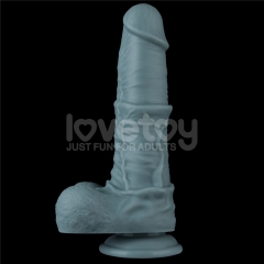 11'' Rechargeable Thrusting and Vibrating Silicone Dildo
