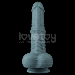 11'' Rechargeable Thrusting and Vibrating Silicone Dildo