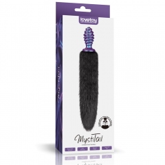 MystiTail Silicone Anal Plug with 14