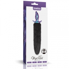 MystiTail Silicone Anal Plug with 14