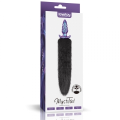 MystiTail Silicone Anal Plug with 14